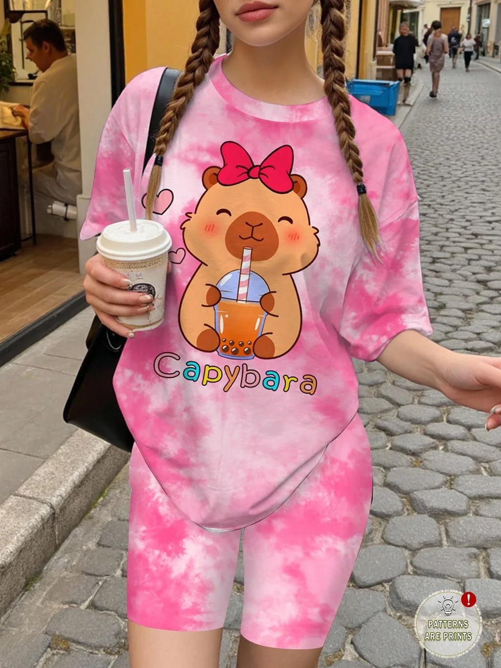 2026 Summer New women's digital soccer suit round neck short sleeved T-shirt shorts Set