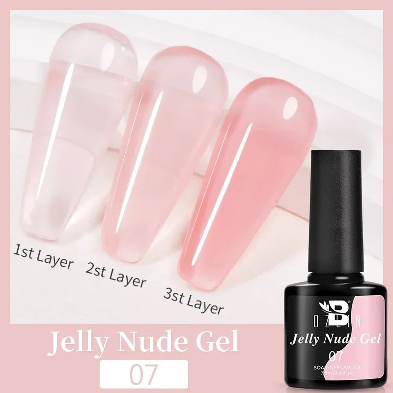 AWStorG 15ML Pink Color Gel Nail Polish Fantastic Adhesion Consistency Ultra Gorgeous Color Soak Off UV LED Semi Permanent Gel