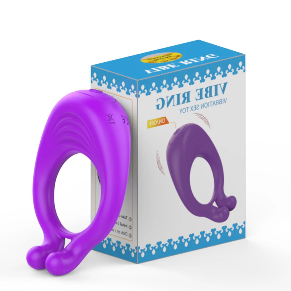 PulseX Cock Vibrator Ring Man Penis Powerful Vibrating Cock Ring Couple Rings Penisring Delay Ejaculation Cockring Sex Toys for Adults