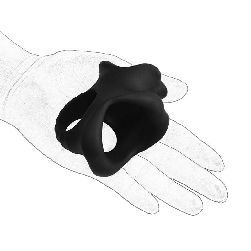 PulseX Penis Ring Men SM Testicle Bondage Ball Stretcher Erection Delay Ejaculation Cock Cage Lock Enlargement Sex Toys Couple