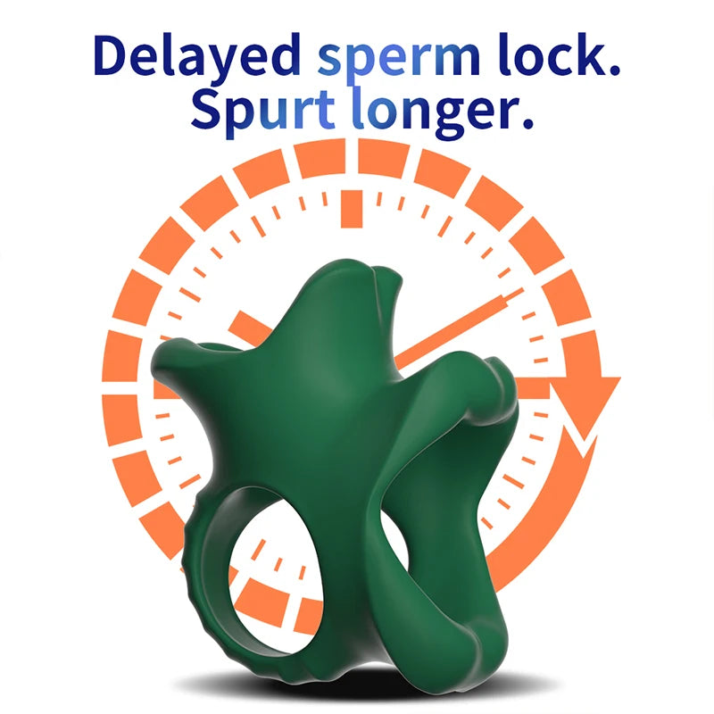 PulseX Penis Ring Men SM Testicle Bondage Ball Stretcher Erection Delay Ejaculation Cock Cage Lock Enlargement Sex Toys Couple