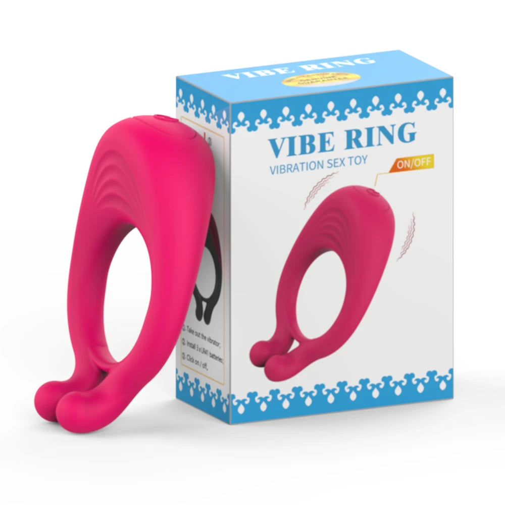 PulseX Cock Vibrator Ring Man Penis Powerful Vibrating Cock Ring Couple Rings Penisring Delay Ejaculation Cockring Sex Toys for Adults