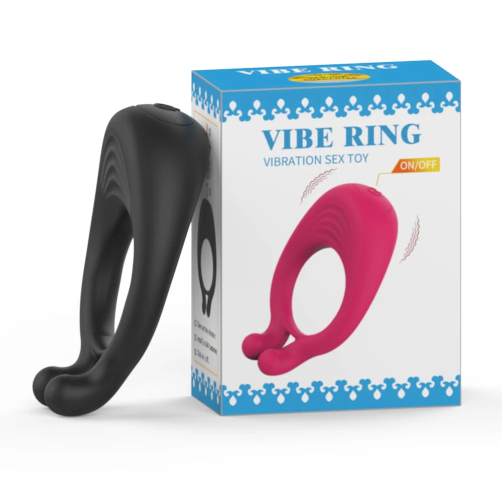 PulseX Cock Vibrator Ring Man Penis Powerful Vibrating Cock Ring Couple Rings Penisring Delay Ejaculation Cockring Sex Toys for Adults