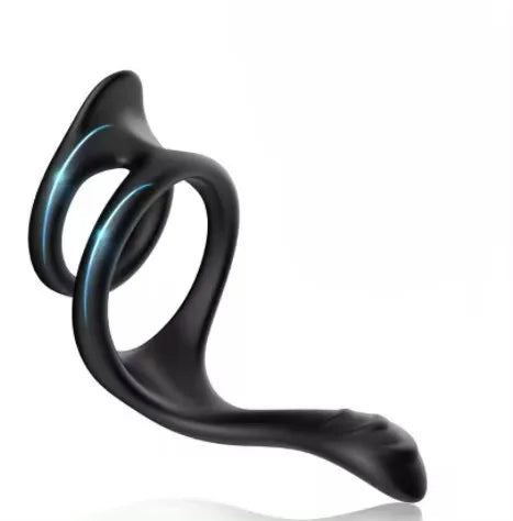 PulseX Penis Ring  Anal Vibrator Semen Lock Ring Delay Ejaculation High Elasticity Time Lasting Sex Toys for Men Couples Adult Products