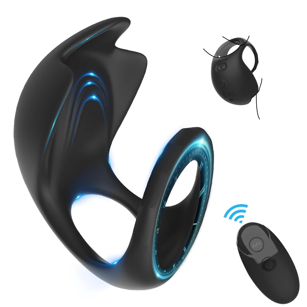 PulseX Penis Ring Cock Ring Wireless Sex Toys For Men Penis Vibrator Ring Retardant Ejaculation Delay Remote Control Couple Sex Toys