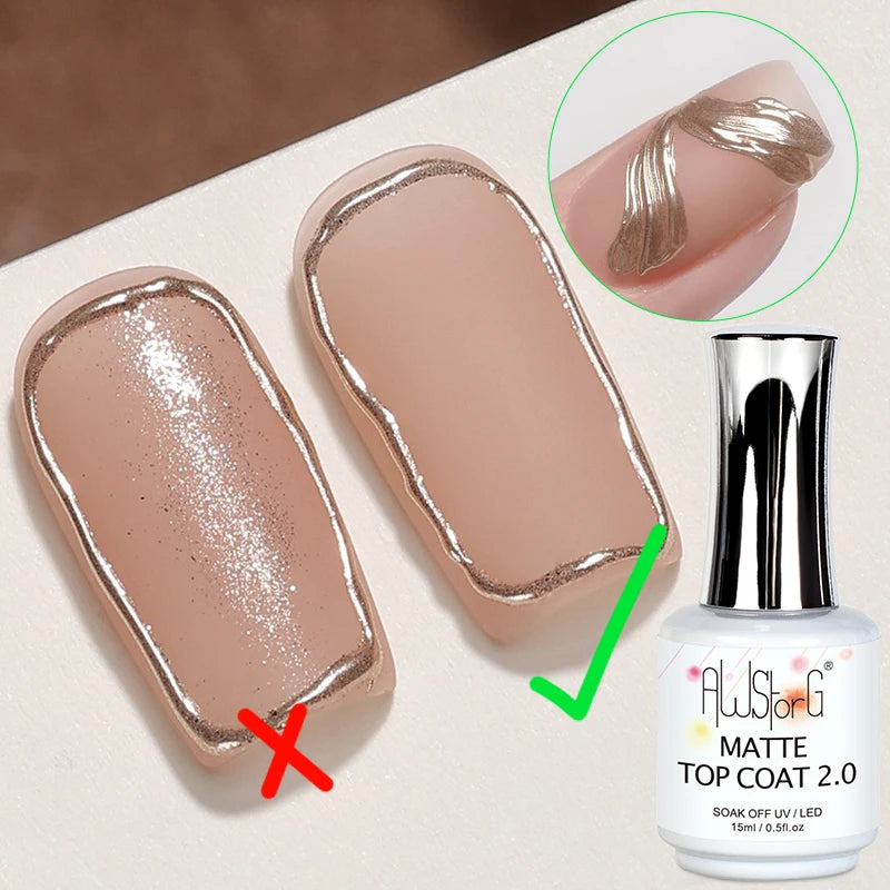 AWStorG 15ML Pink Color Gel Nail Polish Fantastic Adhesion Consistency Ultra Gorgeous Color Soak Off UV LED Semi Permanent Gel
