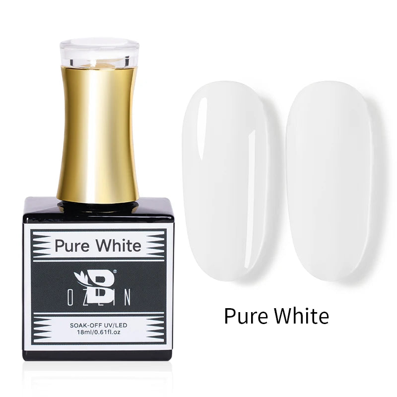 AWStorG 15ML Pink Color Gel Nail Polish Fantastic Adhesion Consistency Ultra Gorgeous Color Soak Off UV LED Semi Permanent Gel