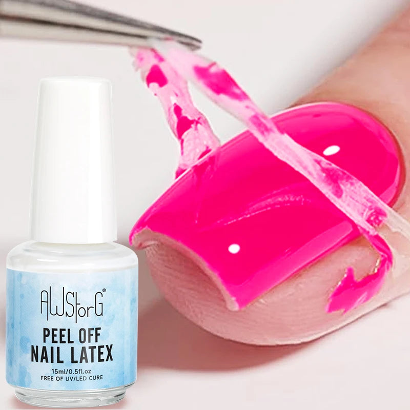 AWStorG 15ML Pink Color Gel Nail Polish Fantastic Adhesion Consistency Ultra Gorgeous Color Soak Off UV LED Semi Permanent Gel