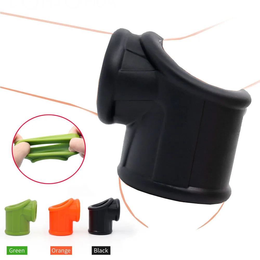 PulseX Penis Ring For Men Delay Ejaculation Erection Sex Product Scrotum Sleeve Dick Enlarger Ring Cock Cage Male Chastity Belt Sex Toy